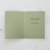 Carte Professeur complet Félicitations Promotion académi (Intérieur)