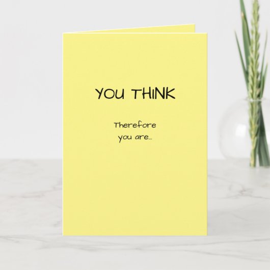 Carte Professeur complet Félicitations Vous Pensez Donc (Devant)