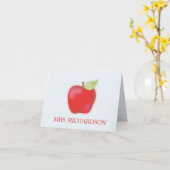 Carte Professeur d'aquarelle Appréciation de pomme fanta (Fleur jaune)