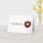 Carte Professeur d'autisme (Fleur jaune)