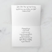 Carte Professeur de colibri d'aquarelle (Intérieur)