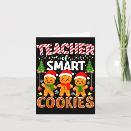 Carte Professeur de cookies intelligents Funny Professeu (Devant)