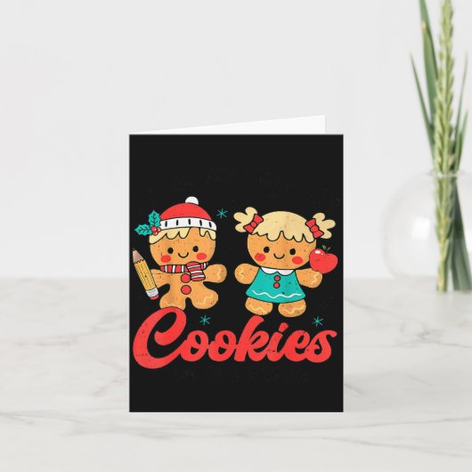 Carte Professeur De Cookies Intelligents Mignon Professe (Devant)