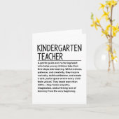 Carte Professeur de maternelle (Fleur jaune)