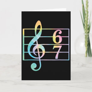 Carte Professeur de musique drôle 67 Slang de musique Si
