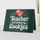 Carte Professeur de Noël de Smart Cookies  (Devant)