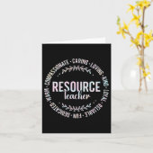 Carte Professeur de ressource Tie Dye Appréciation pour (Fleur jaune)
