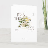 Carte Professeur de science de la danse frétillante pour (Dos)