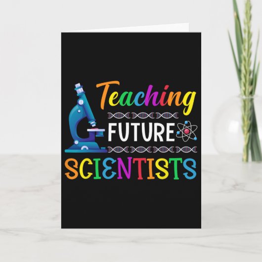 Carte Professeur de sciences enseignant à l'école des fu (Devant)