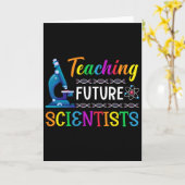 Carte Professeur de sciences enseignant à l'école des fu (Fleur jaune)