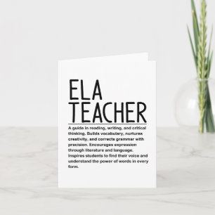 Carte Professeur Ela