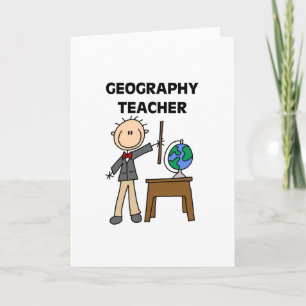 Carte Professeur en géographie