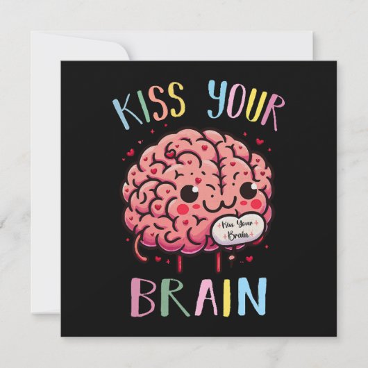 Carte Professeur Kiss Your Brain (Devant)