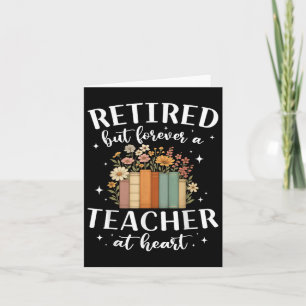 Carte Professeur Retraité Au Coeur Floral Forever Retrai