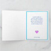 Carte Professeur Super Héros Merci (Intérieur)