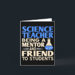 Carte Professeure de sciences pour femmes et mentor et a<br><div class="desc">Professeure de sciences pour femmes et mentor et amie des étudiants Humour col V</div>