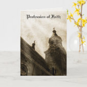 Carte Profession de foi (Fleur jaune)