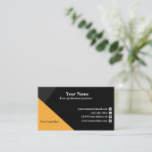 Carte Professionnelle carte de visite Pour Entrepr (Debout devant)