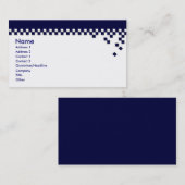 Carte professionnelle classique de profil (Devant / Derrière)