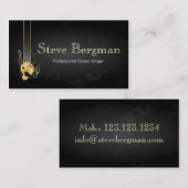 Carte professionnelle de mélodie de note de (Devant / Derrière)