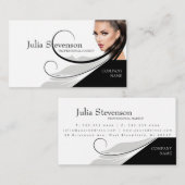 Carte professionnelle de salon de beauté de (Devant / Derrière)