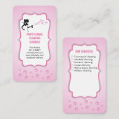 Carte professionnelle d'entreprise de services de (Devant / Derrière)