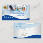 Carte professionnelle d'entreprise de services de (Devant / Derrière)