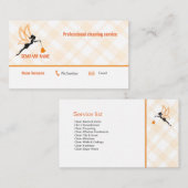 Carte professionnelle d'entreprise de services de (Devant / Derrière)