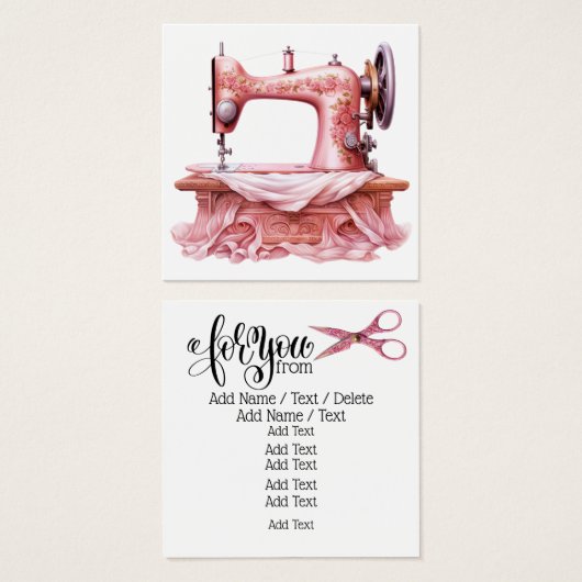 Carte professionnelle et de boîtier / étiquette (Devant & derrière)