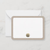 Carte professionnelle Gold Logo Business Note (Dos)