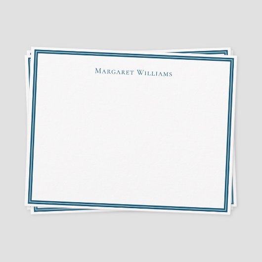 Carte professionnelle moderne bleue