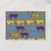 Carte professionnelle personnalisée Tigers (Dos)