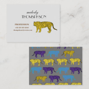 Carte professionnelle personnalisée Tigers