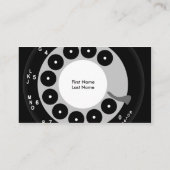 Carte professionnelle/profil Noir et Blanc (Dos)