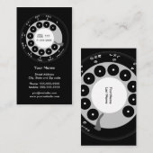 Carte professionnelle/profil Noir et Blanc (Devant / Derrière)