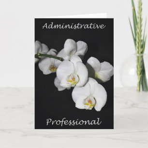 Carte Professionnels de l'administration Fleurs de jour