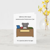 Carte Professionnels de l'administration Responsable de  (Fleur jaune)