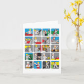 Carte Professions différentes (Fleur jaune)