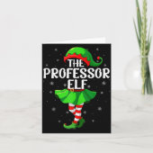 Carte Professor Elf Christmas Girls Women Elf Squad Xmas (Devant)