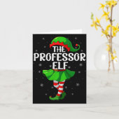 Carte Professor Elf Christmas Girls Women Elf Squad Xmas (Fleur jaune)
