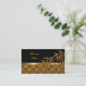 Carte Profil Asiatique Black Gold Bambou (Debout devant)