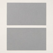 Carte profil gris Premium (Devant & derrière)