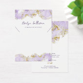 carte profil lavande en marbre fluide (Bureau)