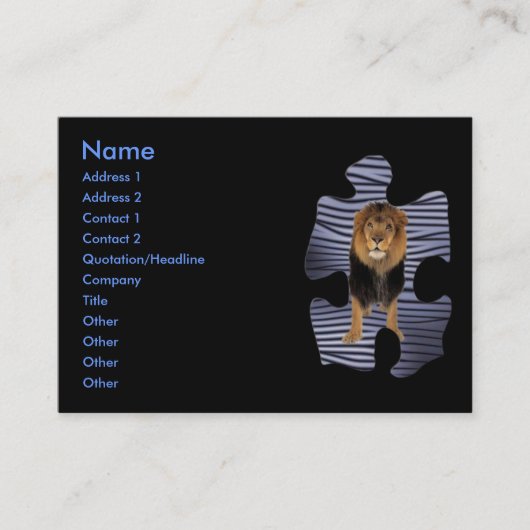 Carte profil Lion King (Devant)