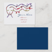 carte profil musique (Devant / Derrière)