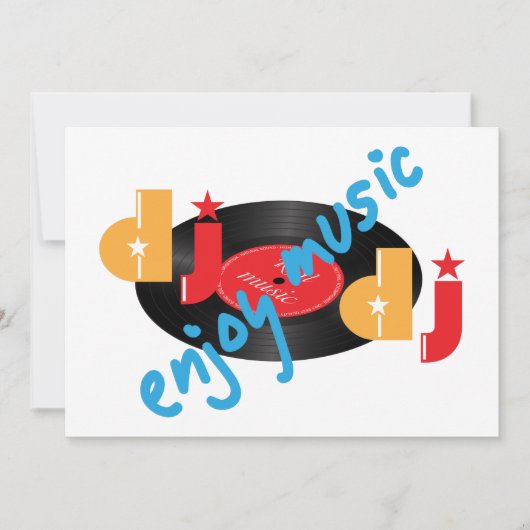 Carte Profiter de la musique (Devant)
