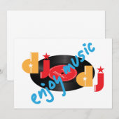 Carte Profiter de la musique (Devant / Derrière)