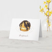 Carte Profiterole (Fleur jaune)