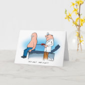 Carte Profitez bien du Dr Drill (Fleur jaune)