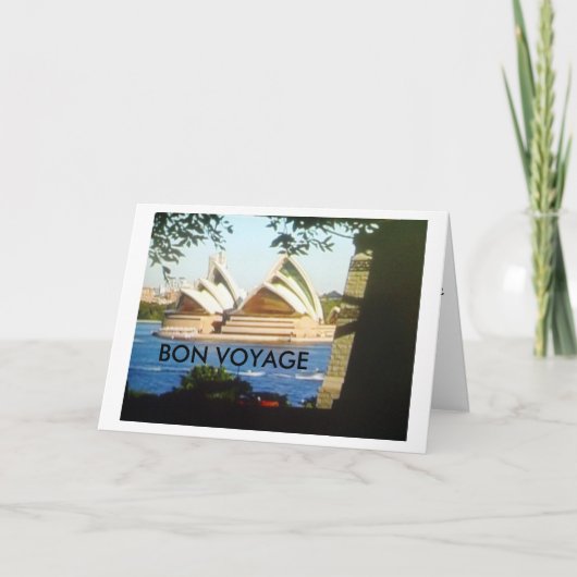 CARTE "PROFITEZ, BON VOYAGE, FAITES DES SOUVENIRS" (Devant)
